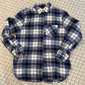 Jcrew flannel shirt. XS Worn once!